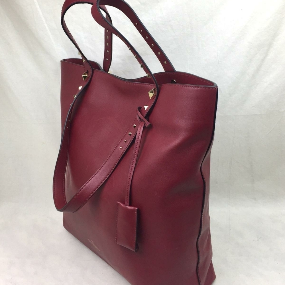 VALENTINO Lovestud Leather Tote - Picture 4 of 16
